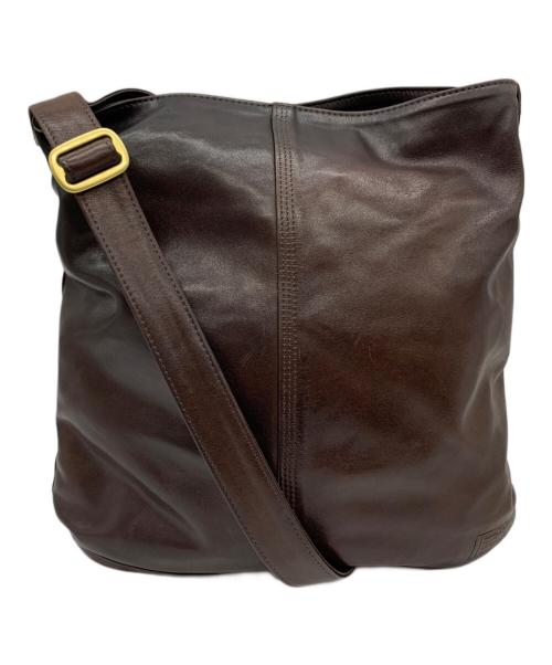PORTER（ポーター）PORTER (ポーター) PORTER　ショルダーバッグ ダークブラウンの古着・服飾アイテム