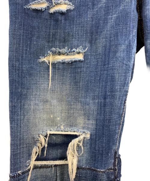 DSQUARED2（ディースクエアード）DSQUARED2 (ディースクエアード) DSQUARED2　ダメージ加工デニムパンツ インディゴ サイズ:34の古着・服飾アイテム
