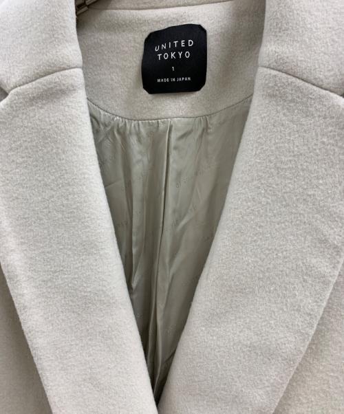 UNITED TOKYO（ユナイテッドトーキョー）UNITED TOKYO (ユナイテッドトーキョー) UNITED TOKYO　チェスターコート アイボリー サイズ:1の古着・服飾アイテム