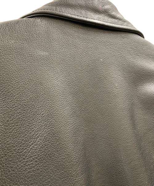 HORN WORKS（ホーンワークス）HORN WORKS (ホーンワークス) HORN WORKS　ダブルライダースジャケット ブラック サイズ:6Lの古着・服飾アイテム