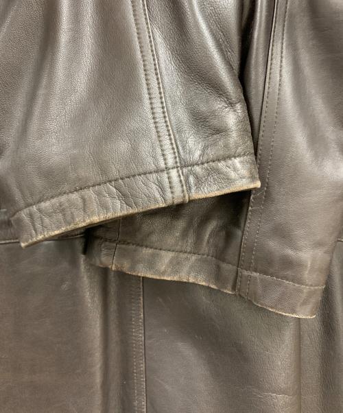 Wind Armor（ウィンドアーマー）Wind Armor (ウィンドアーマー) Wind Armor　レザーコート ブラウン サイズ:4Lの古着・服飾アイテム