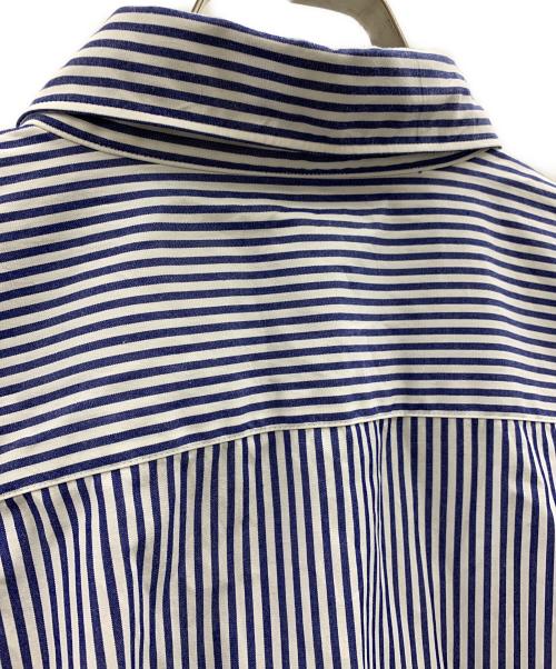PLAY COMME des GARCONS（プレイコムデギャルソン）PLAY COMME des GARCONS (プレイコムデギャルソン) PLAY COMME des GARCONS　長袖シャツ ネイビー×ホワイト サイズ:Lの古着・服飾アイテム