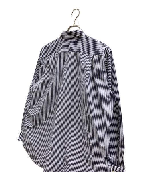 PLAY COMME des GARCONS（プレイコムデギャルソン）PLAY COMME des GARCONS (プレイコムデギャルソン) PLAY COMME des GARCONS　長袖シャツ ネイビー×ホワイト サイズ:Lの古着・服飾アイテム