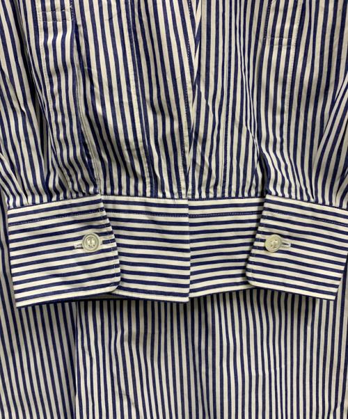 PLAY COMME des GARCONS（プレイコムデギャルソン）PLAY COMME des GARCONS (プレイコムデギャルソン) PLAY COMME des GARCONS　長袖シャツ ネイビー×ホワイト サイズ:Lの古着・服飾アイテム