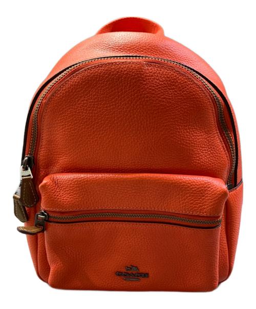 COACH（コーチ）COACH (コーチ) Keith Haring (キースヘリング) リュック オレンジの古着・服飾アイテム