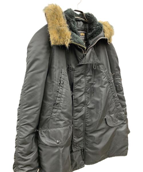 ALPHA（アルファ）ALPHA (アルファ) ALPHA　フライトジャケット ブラック サイズ:Lの古着・服飾アイテム