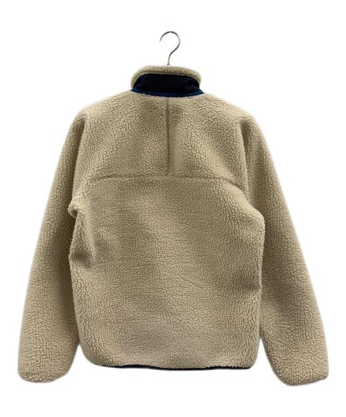 Patagonia（パタゴニア）Patagonia (パタゴニア) Patagonia　ボアジャケット アイボリー×ネイビー サイズ:Sの古着・服飾アイテム