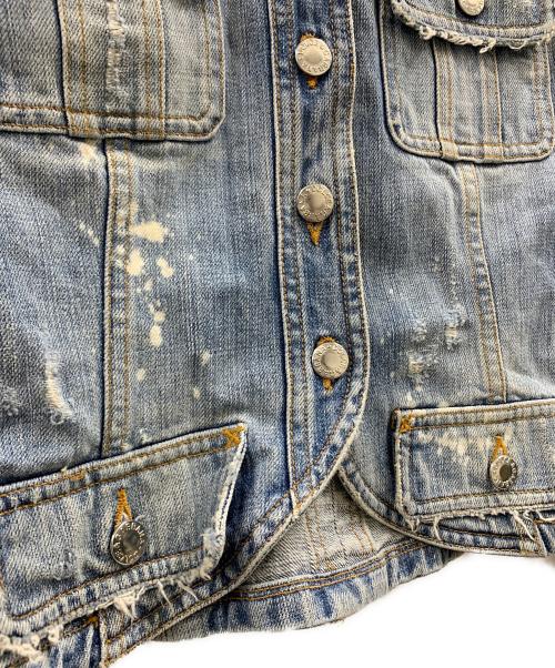 DOLCE & GABBANA（ドルチェ＆ガッバーナ）DOLCE & GABBANA (ドルチェ＆ガッバーナ) DOLCE & GABBANA　デニムジャケット ブルー サイズ:36の古着・服飾アイテム