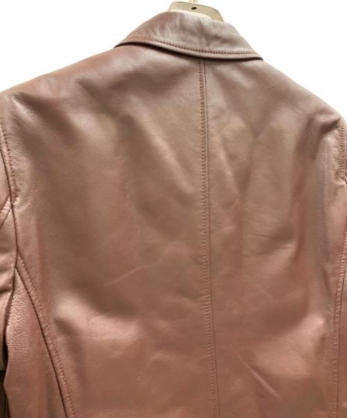 nano&co（ナノアンドコー）nano&co (ナノアンドコー) nano&co レザージャケット ブラウン サイズ:Mの古着・服飾アイテム