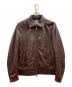 nano&co（ナノアンドコー）の古着「nano&co レザージャケット」｜ブラウン