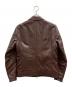 nano&co (ナノアンドコー) nano&co レザージャケット ブラウン サイズ:M：11000円