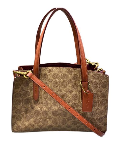 COACH（コーチ）COACH (コーチ) 2WAYバッグ ベージュの古着・服飾アイテム