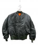 ALPHAアルファ）の古着「ALPHA　MA-1ジャケット」｜カーキ