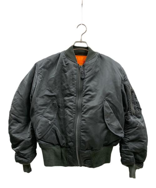 ALPHA（アルファ）ALPHA (アルファ) ALPHA　MA-1ジャケット カーキ サイズ:Sの古着・服飾アイテム