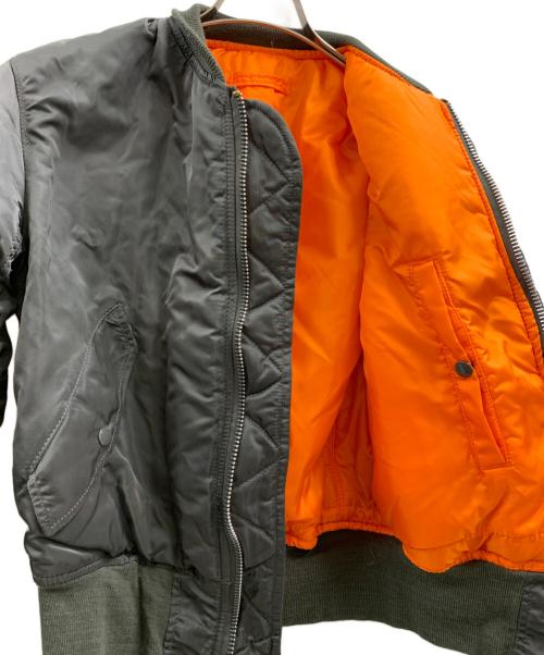 ALPHA（アルファ）ALPHA (アルファ) ALPHA　MA-1ジャケット カーキ サイズ:Sの古着・服飾アイテム