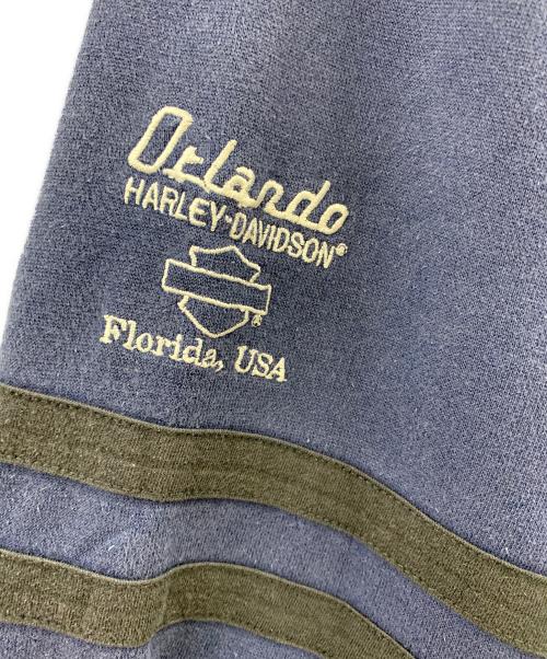 HARLEY-DAVIDSON（ハーレーダビッドソン）HARLEY-DAVIDSON (ハーレーダビッドソン) HARLEY-DAVIDSON　プルオーバーパーカー ネイビー サイズ:XLの古着・服飾アイテム