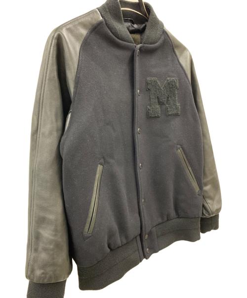 MACKINTOSH LONDON（マッキントッシュ ロンドン）MACKINTOSH LONDON (マッキントッシュ ロンドン) SKOOKUM (スクーカム) MACKINTOSH LONDON　SKOOKUM　スタジャン ブラック サイズ:40の古着・服飾アイテム