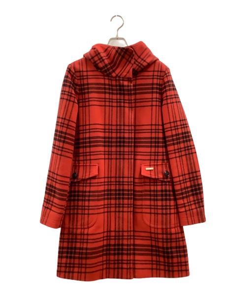 WOOLRICH（ウールリッチ）WOOLRICH (ウールリッチ) WOOLRICH　フーデッドコート レッド サイズ:XSの古着・服飾アイテム