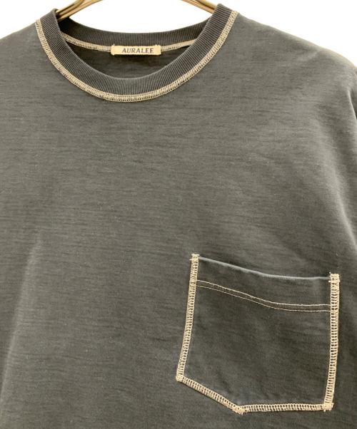 AURALEE（オーラリー）AURALEE (オーラリー) AURALEE　半袖Tシャツ ブラック サイズ:4の古着・服飾アイテム