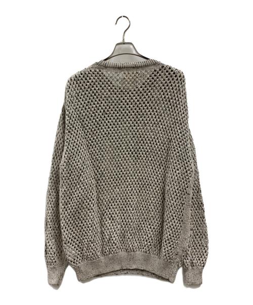 YOKE（ヨーク）YOKE (ヨーク) YOKE 厚手ニット ホワイト×ブラック サイズ:2の古着・服飾アイテム