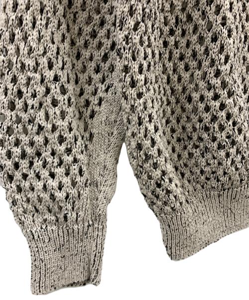 YOKE（ヨーク）YOKE (ヨーク) YOKE 厚手ニット ホワイト×ブラック サイズ:2の古着・服飾アイテム