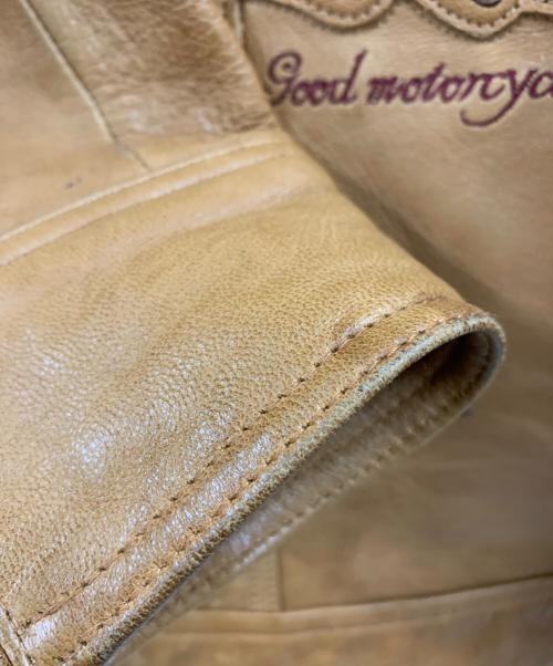 LowBlowKnuckle（ロウブロウナックル）LowBlowKnuckle (ロウブロウナックル) LowBlowKnuckle　レザージャケット ブラウン サイズ:Lの古着・服飾アイテム