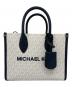 MICHAEL KORS（マイケル・コース）の古着「MICHAEL KORS　2WAYショルダーバッグ」｜ホワイト×ネイビー