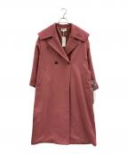 riendaリエンダ）の古着「rienda　ウールコート」｜ピンク