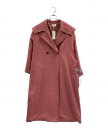 rienda（リエンダ）の古着「rienda　ウールコート」｜ピンク