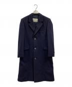 Aquascutumアクアスキュータム）の古着「Aquascutum　カシミヤコート」｜ネイビー