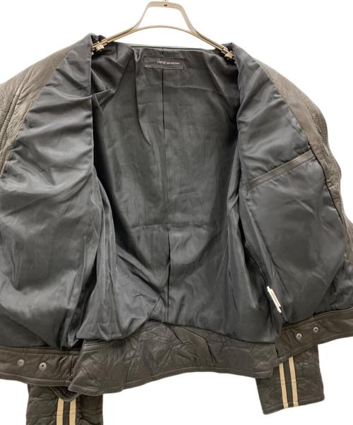 Haruf Halo rusty future（ハルフ ヘイロー ラスティー フューチャー）Haruf Halo rusty future (ハルフ ヘイロー ラスティー フューチャー) Haruf Halo rusty future　ラムレザージャケット ブラック サイズ:Lの古着・服飾アイテム