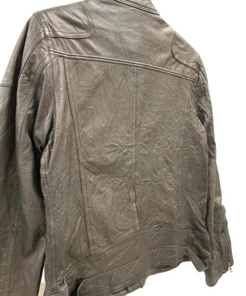 Haruf Halo rusty future（ハルフ ヘイロー ラスティー フューチャー）Haruf Halo rusty future (ハルフ ヘイロー ラスティー フューチャー) Haruf Halo rusty future　ラムレザージャケット ブラック サイズ:Lの古着・服飾アイテム