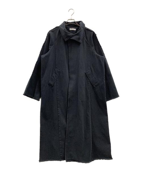 DENFARE（DENFARE）DENFARE (DENFARE) DENFARE　比翼コート ブラック サイズ:FREEの古着・服飾アイテム