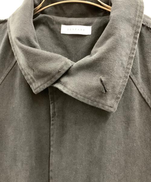 DENFARE（DENFARE）DENFARE (DENFARE) DENFARE　比翼コート ブラック サイズ:FREEの古着・服飾アイテム