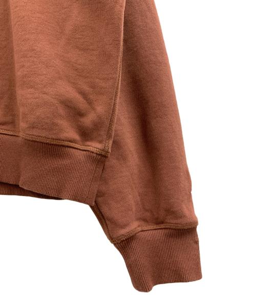 NEW BALANCE（ニューバランス）NEW BALANCE (ニューバランス) NEW BALANCE　フレンチテリーオーバーサイズドCrestクルー ブラウン サイズ:Mの古着・服飾アイテム