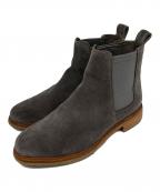 CLARKSクラークス）の古着「CLARKS　サイドゴアブーツ」｜グレー