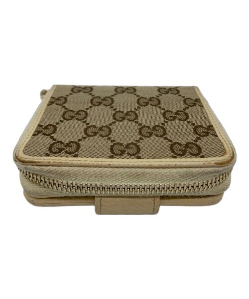 GUCCI（グッチ）GUCCI (グッチ) GUCCI　2つ折り財布 ベージュの古着・服飾アイテム