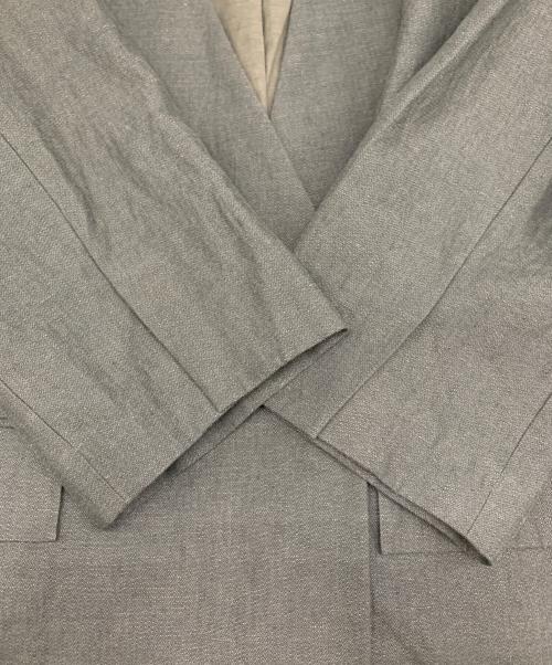 CITYSHOP（シティショップ）CITYSHOP (シティショップ) CITYSHOP　リネンジャケット チャコールグレー サイズ:38の古着・服飾アイテム
