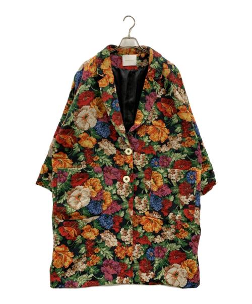 manana suerte（マニャーナスエルテ）manana suerte (マニャーナスエルテ) MANANA SUERTE ゴブランチェスターコート マルチカラー サイズ:FREEの古着・服飾アイテム