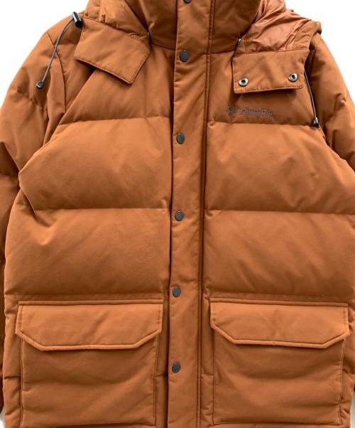 Columbia（コロンビア）Columbia (コロンビア) Columbia ロックフォールダウンジャケット ブラウン サイズ:Lの古着・服飾アイテム