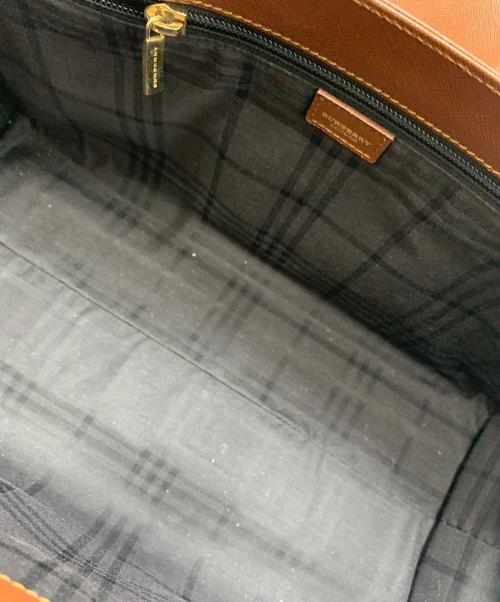BURBERRY LONDON（バーバリーロンドン）BURBERRY LONDON (バーバリーロンドン) BURBERRY LONDON　ハンドバッグ ブラウンの古着・服飾アイテム