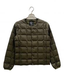 GRAMICCI×TAION（グラミチ×タイオン）の古着「クルーネック ダウンジャケット」｜カーキ