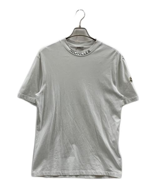 MONCLER（モンクレール）MONCLER (モンクレール) MONCLER　半袖カットソー ホワイト サイズ:Mの古着・服飾アイテム