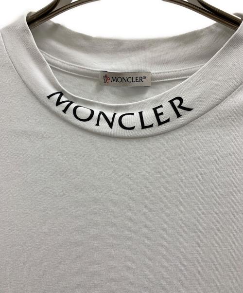 MONCLER（モンクレール）MONCLER (モンクレール) MONCLER　半袖カットソー ホワイト サイズ:Mの古着・服飾アイテム