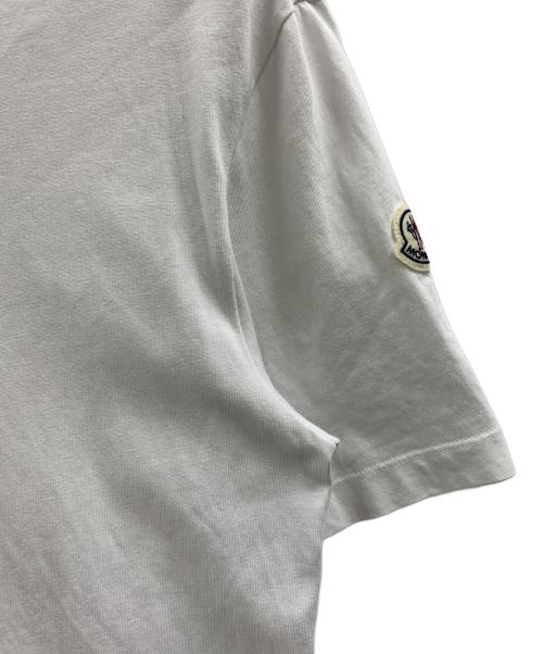 MONCLER（モンクレール）MONCLER (モンクレール) MONCLER　半袖カットソー ホワイト サイズ:Mの古着・服飾アイテム