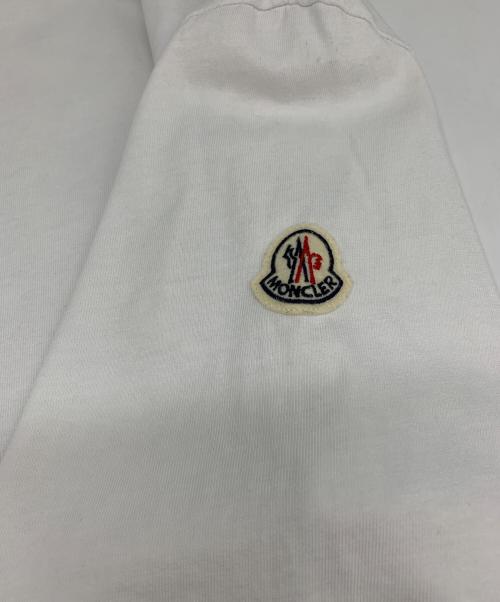 MONCLER（モンクレール）MONCLER (モンクレール) MONCLER　半袖カットソー ホワイト サイズ:Mの古着・服飾アイテム