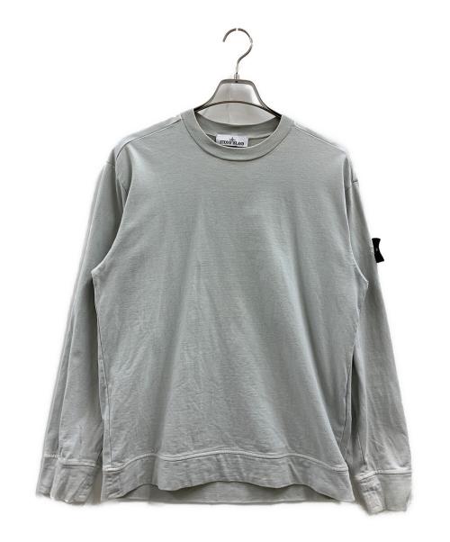STONE ISLAND（ストーンアイランド）STONE ISLAND (ストーンアイランド) STONE ISLAND　長袖カットソー グレー サイズ:Sの古着・服飾アイテム