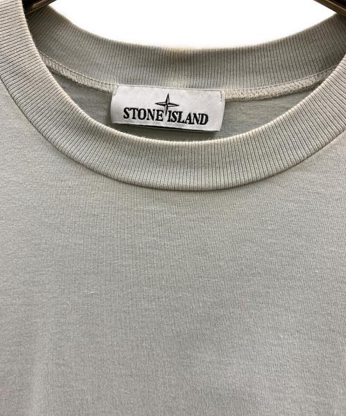 STONE ISLAND（ストーンアイランド）STONE ISLAND (ストーンアイランド) STONE ISLAND　長袖カットソー グレー サイズ:Sの古着・服飾アイテム