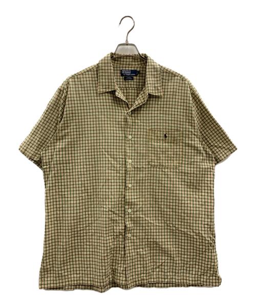 POLO RALPH LAUREN（ポロ・ラルフローレン）POLO RALPH LAUREN (ポロ・ラルフローレン) POLO RALPH LAUREN　半袖シャツ ブラウン サイズ:XLの古着・服飾アイテム