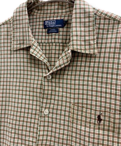 POLO RALPH LAUREN（ポロ・ラルフローレン）POLO RALPH LAUREN (ポロ・ラルフローレン) POLO RALPH LAUREN　半袖シャツ ブラウン サイズ:XLの古着・服飾アイテム